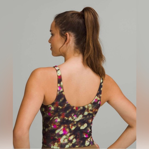 Lululemon Align Tank Top in Soft Focus Splatter Green Multi - Picture 3 of 6